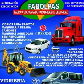 Fábrica bolivia de parabrisas